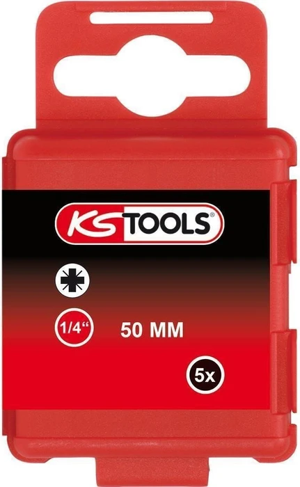KS Tools Classic Pozidriv Bit 1/4", PZ2x50mm, 5 Stück