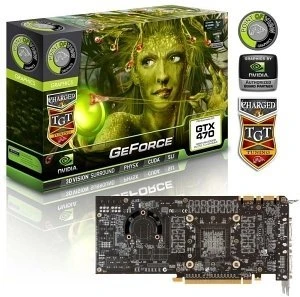 Point of View GeForce GTX 470 TGT Ultra Charged, 1.25GB GDDR5, 2x DVI, Mini HDMI