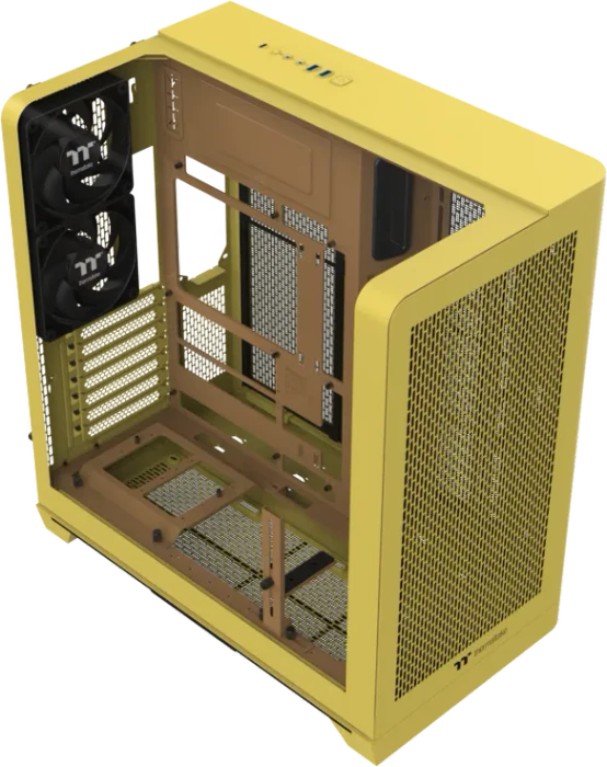 Thermaltake View 390 Air Butter Caramel, gelb, Glasfenster