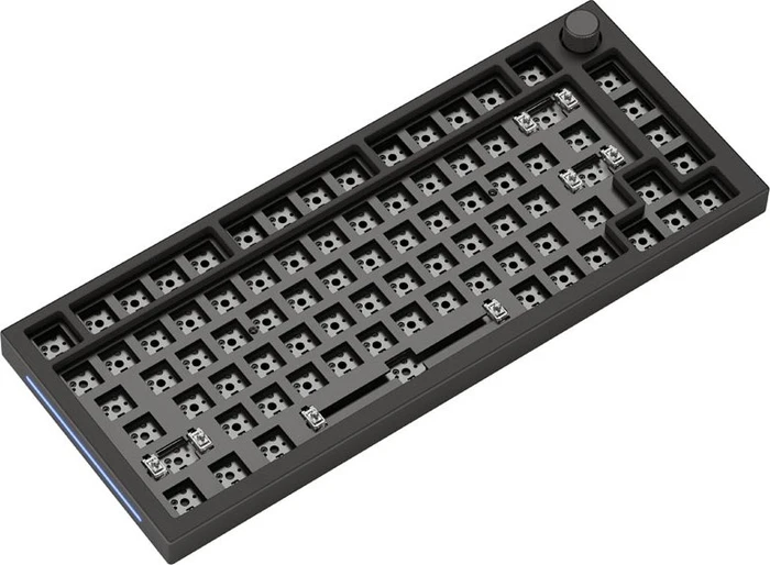 Glorious GMMK Pro 75% Layout Barebone Tastatur, Black Slate schwarz, ANSI