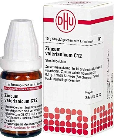 DHU Zincum Valerianicum C12 Globuli, 10g