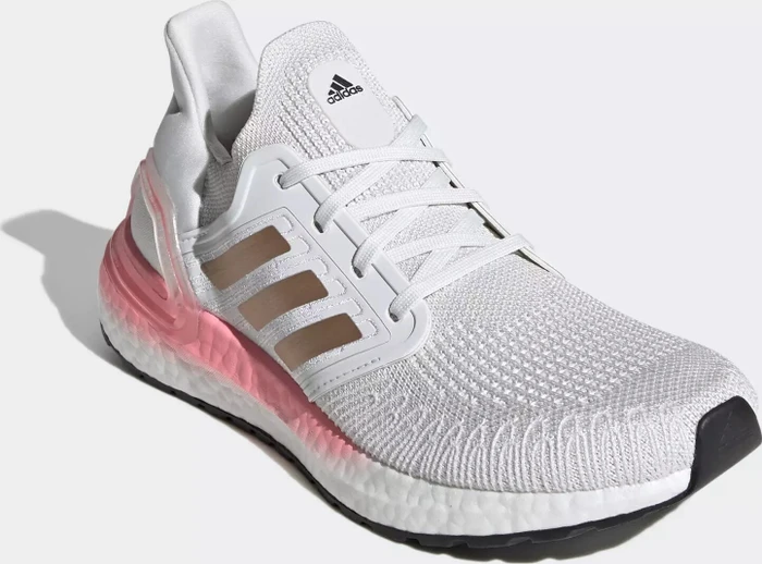 adidas Ultraboost 20 crystal white/copper metallic/light flash red (Damen)