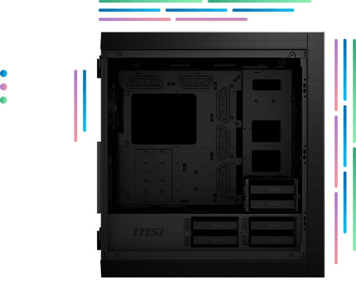 MSI MPG Sekira 500P, Glasfenster