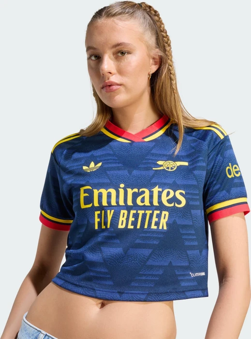 adidas FC Arsenal Crop Top 2026/2027 Auswärtstrikot collegiate navy (Damen)