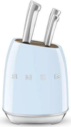 Smeg 50's Style Messerblock-Set blau, 6-tlg.