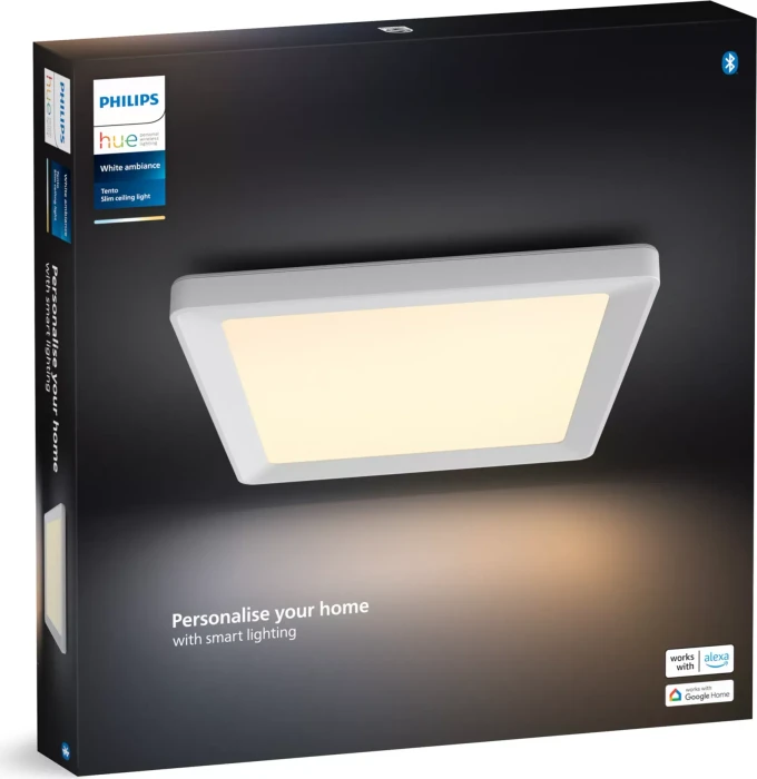 Philips Hue White Ambiance Tento LED-Panel eckig 29.5x29.5cm weiß