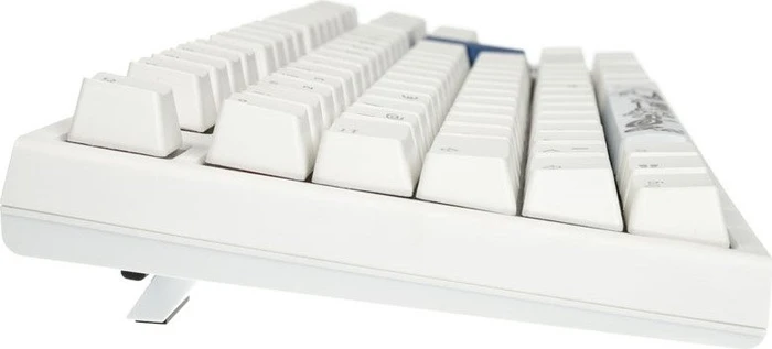 Ducky One 2 RGB TKL PBT, LEDs RGB, weiß, MX SILENT RGB RED, USB, DE