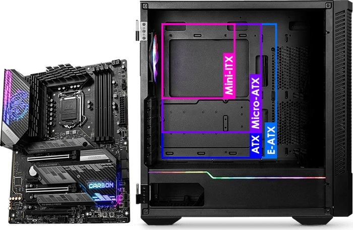 MSI MPG Velox 100P Airflow, Glasfenster