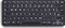Perixx Periboard-732 Wireless Mini Keyboard, schwarz, LEDs weiß, USB, DE Vorschaubild