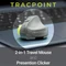 Swiftpoint TracPoint Travel Mouse and Presenter grau/grün, USB/Bluetooth Vorschaubild