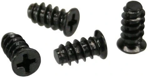 InLine Lüfterschrauben 5x10mm, schwarz, 50er-Pack