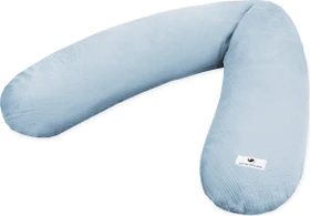 Julius Zöllner Baumwollmusselin Stillkissen denim