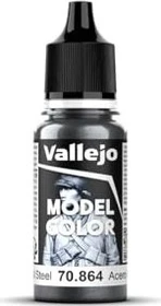 Vallejo Model Color rev.2 197 natural steel, 18ml