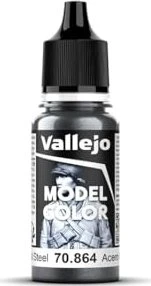 Vallejo Model Color rev.2 197 natural steel, 18ml