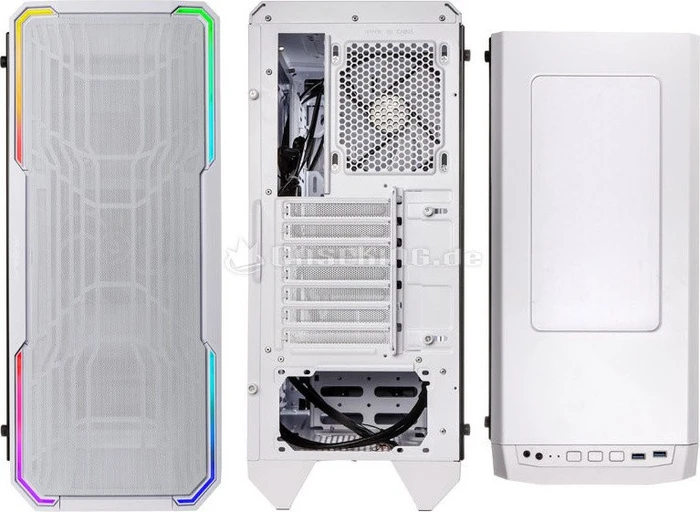 BitFenix Enso Mesh RGB, weiß, Glasfenster