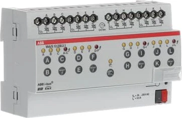 ABB VAA/S12.230.2.1 Ventilantrieb-Aktor 12-fach, 230V, 8TE REG, Schaltaktor