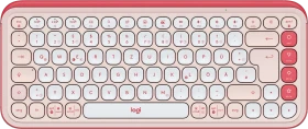 Logitech POP Icon Keys, Rose & Off-White, Logi Bolt, USB/Bluetooth, DE