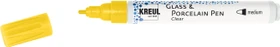 Kreul Glass & Porcelain Pen Clear medium gelb