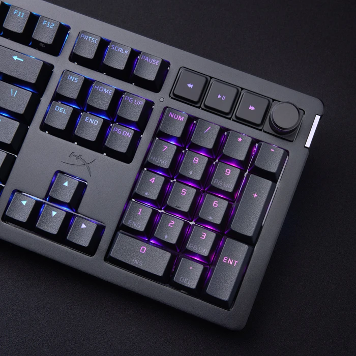 HP HyperX Alloy Rise 75, PBT, LEDs RGB, hot-swap, HyperX Linear, USB, DE