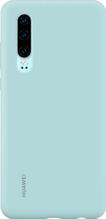 Huawei Silicone Car Case für P30 hellblau