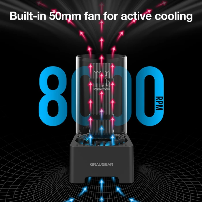 Graugear G-M2DK-AC-10G, M.2 NVMe Dockingstation, USB-C 3.1