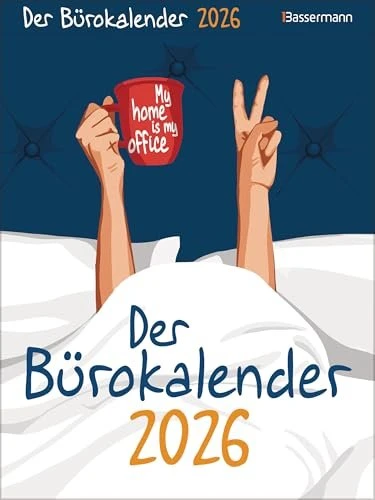 Bassermann My home is my office Abreißkalender 2026, 165x220mm, 200 Blatt