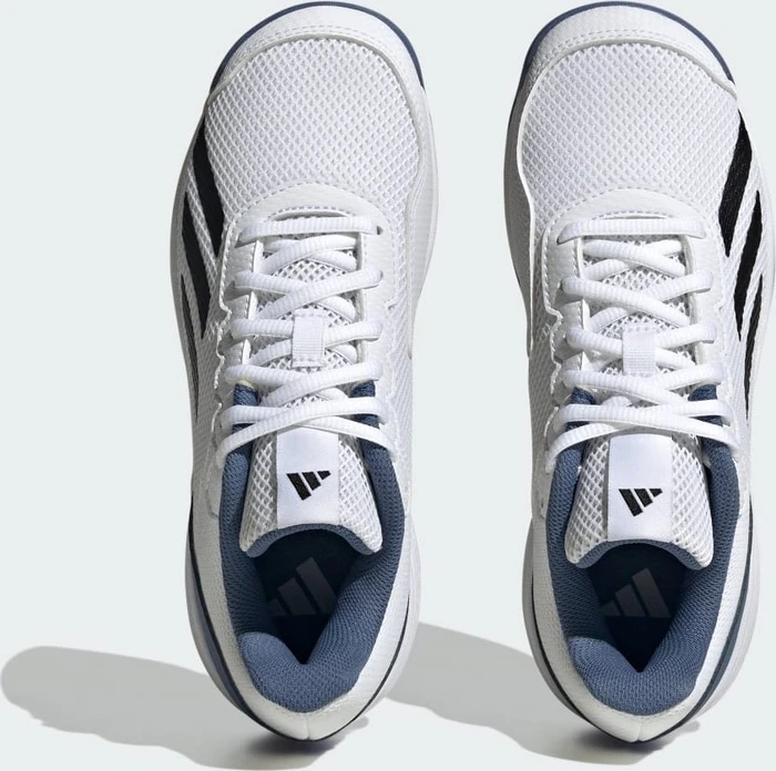 adidas Courtflash cloud white/core black/crew blue (Junior)