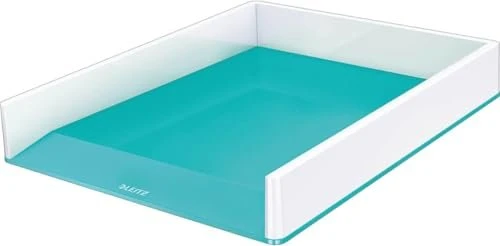 Leitz WOW Briefablage, A4, eisblau/weiß