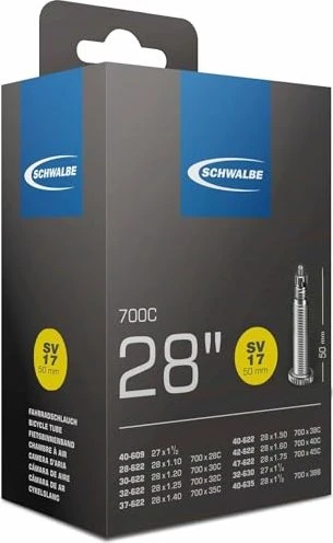 Schwalbe SV 17 50mm 28" Schlauch