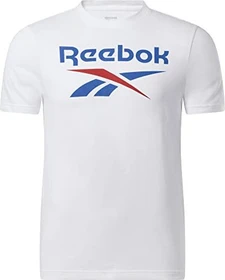 Reebok Identity Big Logo T-Shirt kurzarm weiß (Herren)