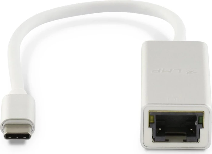 LMP LAN-Adapter, USB-C 3.0 [Stecker], silber