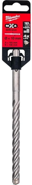 Milwaukee SDS-plus MX4 Hammerbohrer, 10x100x165mm, 1 Stück