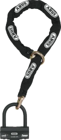 ABUS Granit 58/140HBIII100 + 12KS 120 black loop schwarz