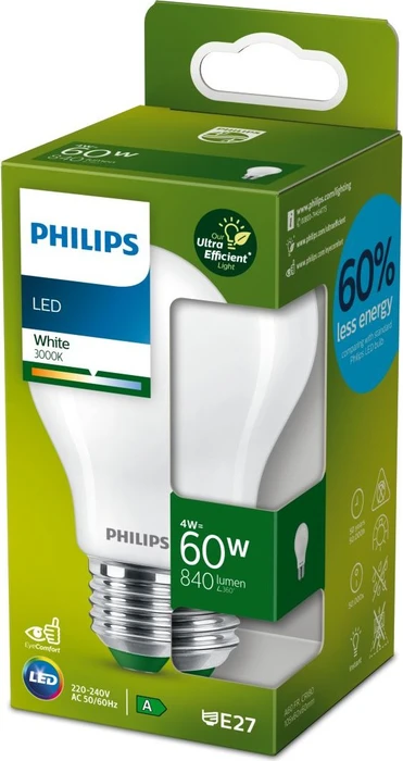 Philips Classic LED CL EELA E27 4-60W/830 SRT4