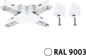 Paulmann URail Schienensystem-Komponente X-Verbinder signalweiß