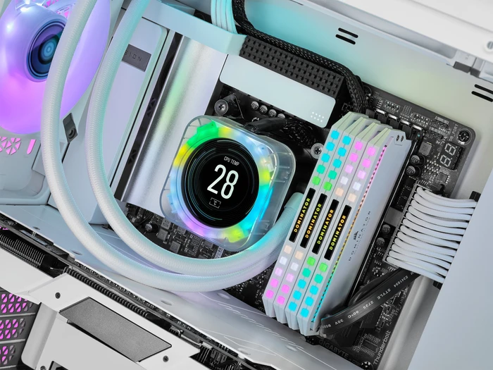 Corsair iCUE Elite LCD CPU-Kühler LCD-Display Upgrade-Kit, Ice
