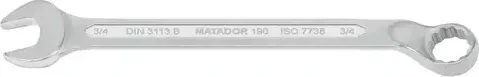Matador 0190 Ring-Maulschlüssel zöllig, 3/4"x255mm