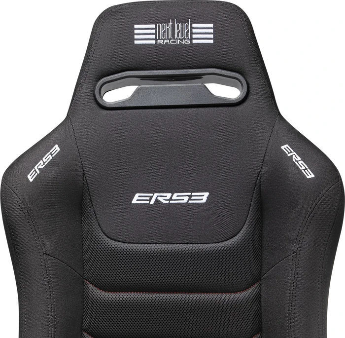Next Level Racing ERS3 Elite Liegesitz, Fabric & Simaero Mesh Edition, schwarz
