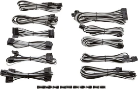 Corsair PSU Cable Kit Type 4 - Pro Package - Gen3, weiß/schwarz