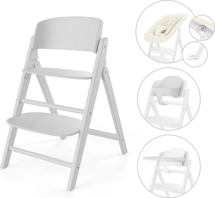 Cybex Click & Fold 4in1 Hochstuhl all white