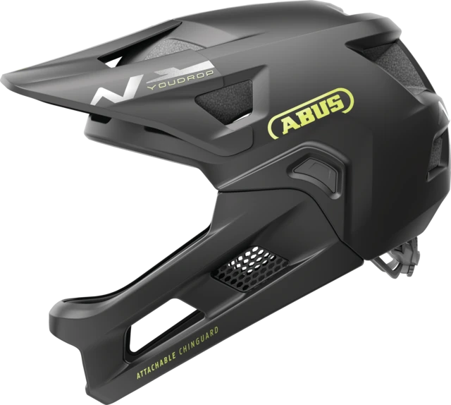 ABUS Youdrop Fullface-Kinderhelm velvet black