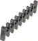 Alphacool Eiskamm X16 Kabelkamm 3mm, schwarz, 4er-Pack Vorschaubild