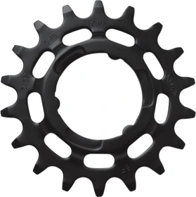 KMC Steck-Zahnkranz 17 Zähne für Shimano breit schwarz