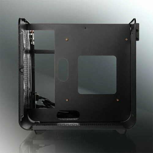 Raijintek Metis Evo TGS, rosa/schwarz, Glasfenster, Mini-ITX