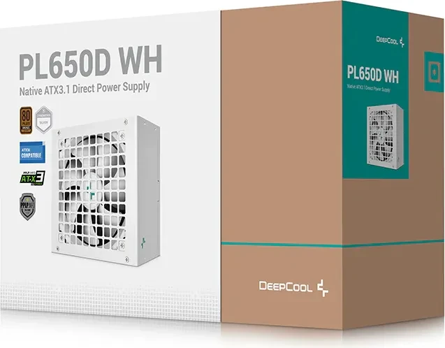 DeepCool PL-D Series PL650D WH V2 weiß 650W, ATX 3.1