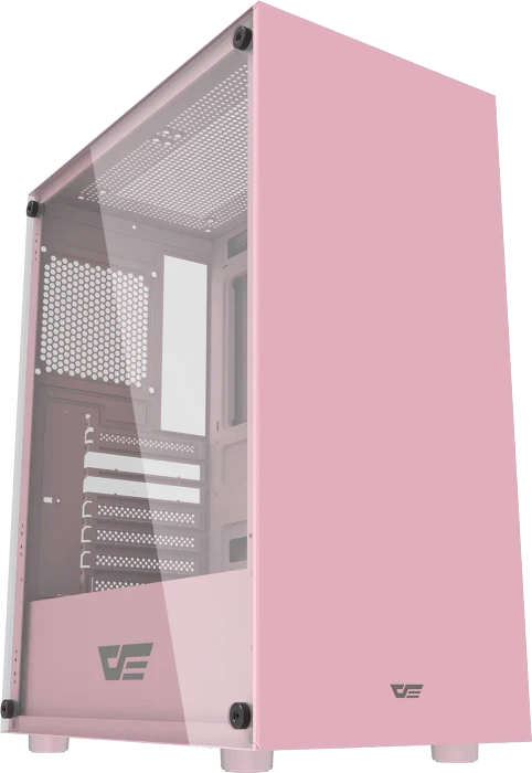 DarkFlash DK100 Pink, Glasfenster