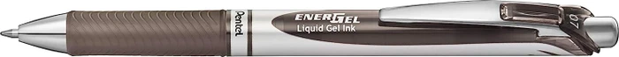 Pentel EnerGel XM BL77 Gelroller sepia/silber