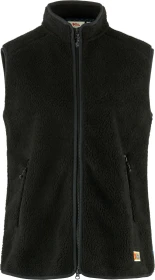 Fjällräven Vardag Pile Fleece Funktionsweste schwarz (Damen)