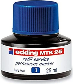 edding MTK25 Permanentmarker Tintenflasche blau, 25ml
