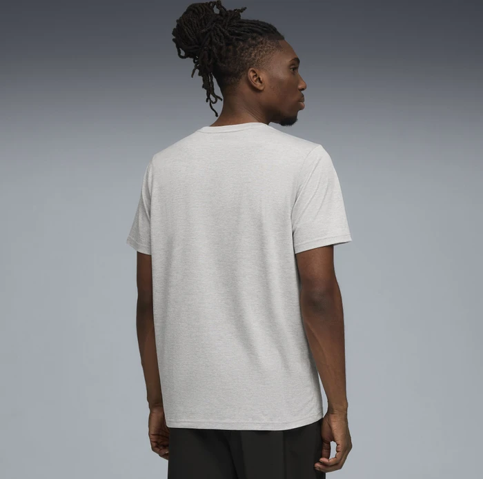 Puma TAD Essentials Funktionsshirt kurzarm light grey heather (Herren)